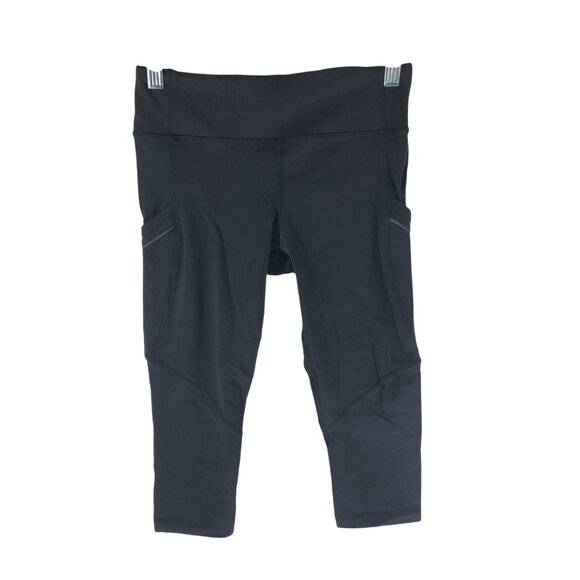 Lululemon Run: Mod Moves Crop Leggings Black 4 - Picture 1 of 4